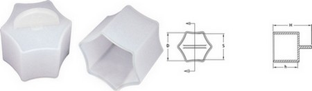 Capace hexagonale