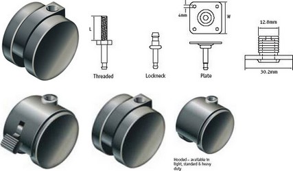 Rotile duble pentru încărcare uşoară (30mm,40mm)