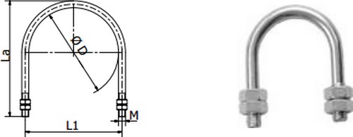Etrier din oțel circular conform ČSN 130725